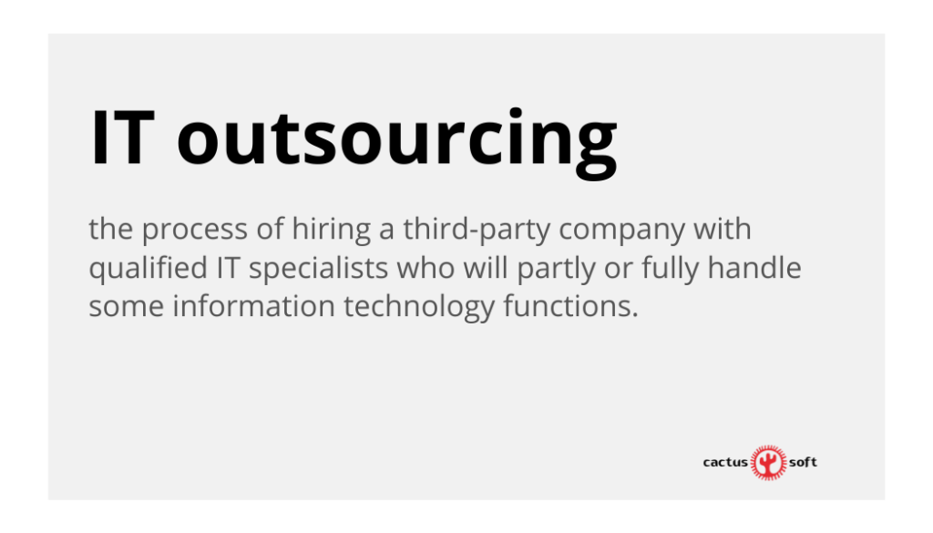 it outsourcing what is it