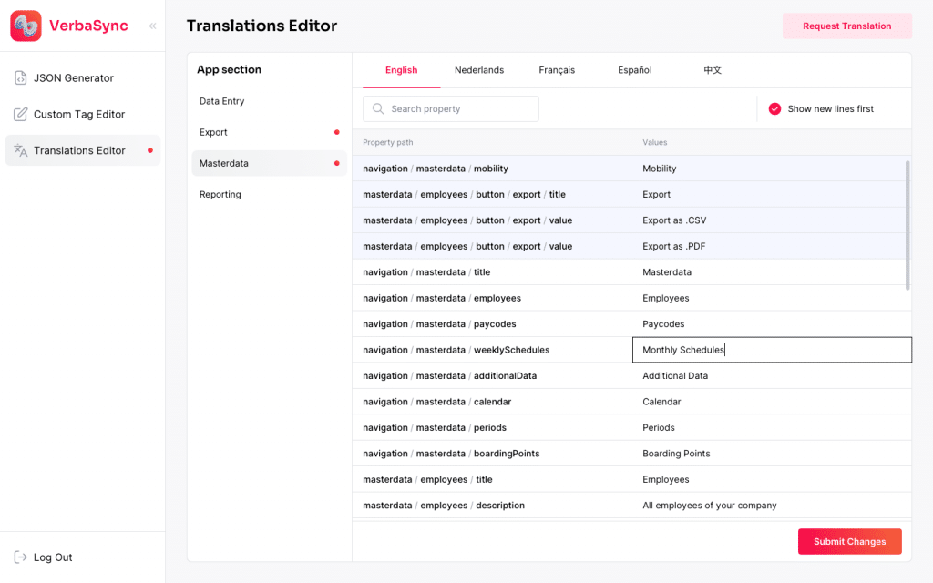 VerbaSync Translator Tool