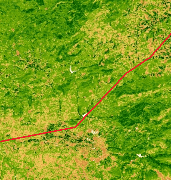 Monitoring power lines through Earth Observation