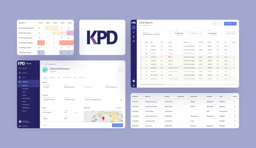 KPD Interface Layout