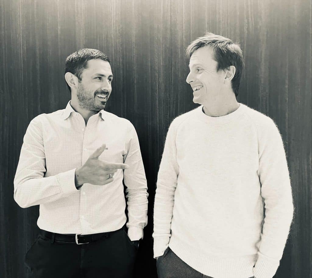 CEO Bram Van Nieuwerburgh and Head of Innovation José Laffitte